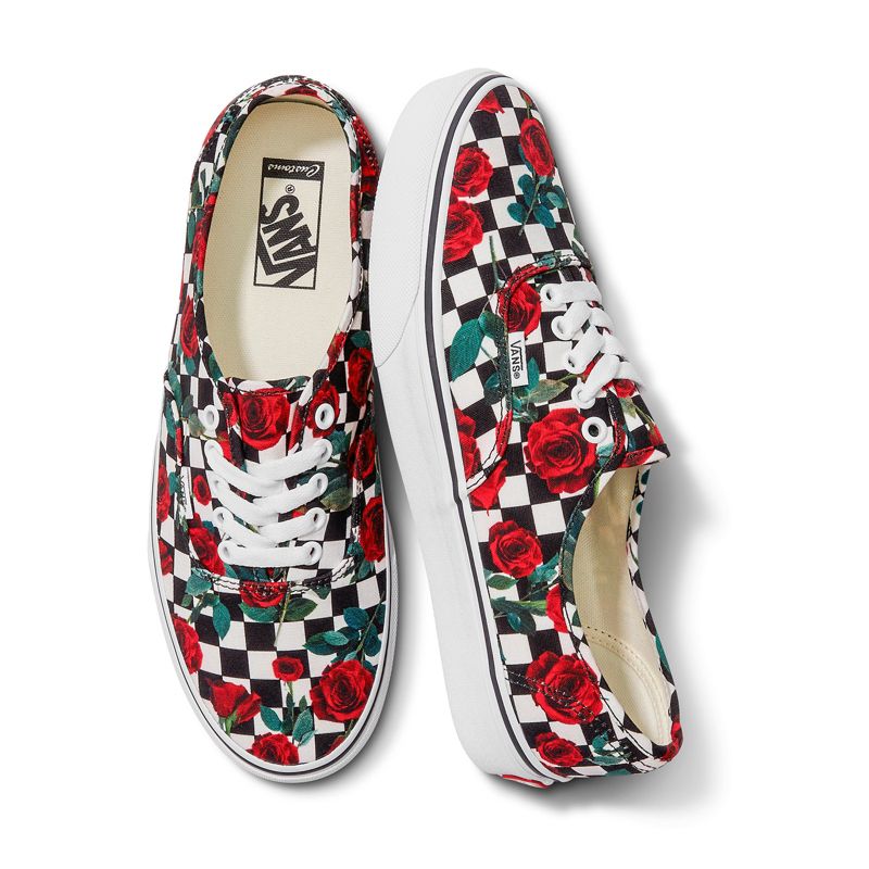 Customs Checkerboard Roses Authentic Wide