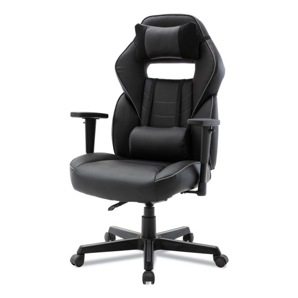 Alera Racing Style Ergonomic Gaming Chair， Supports 275 lb， 15.91