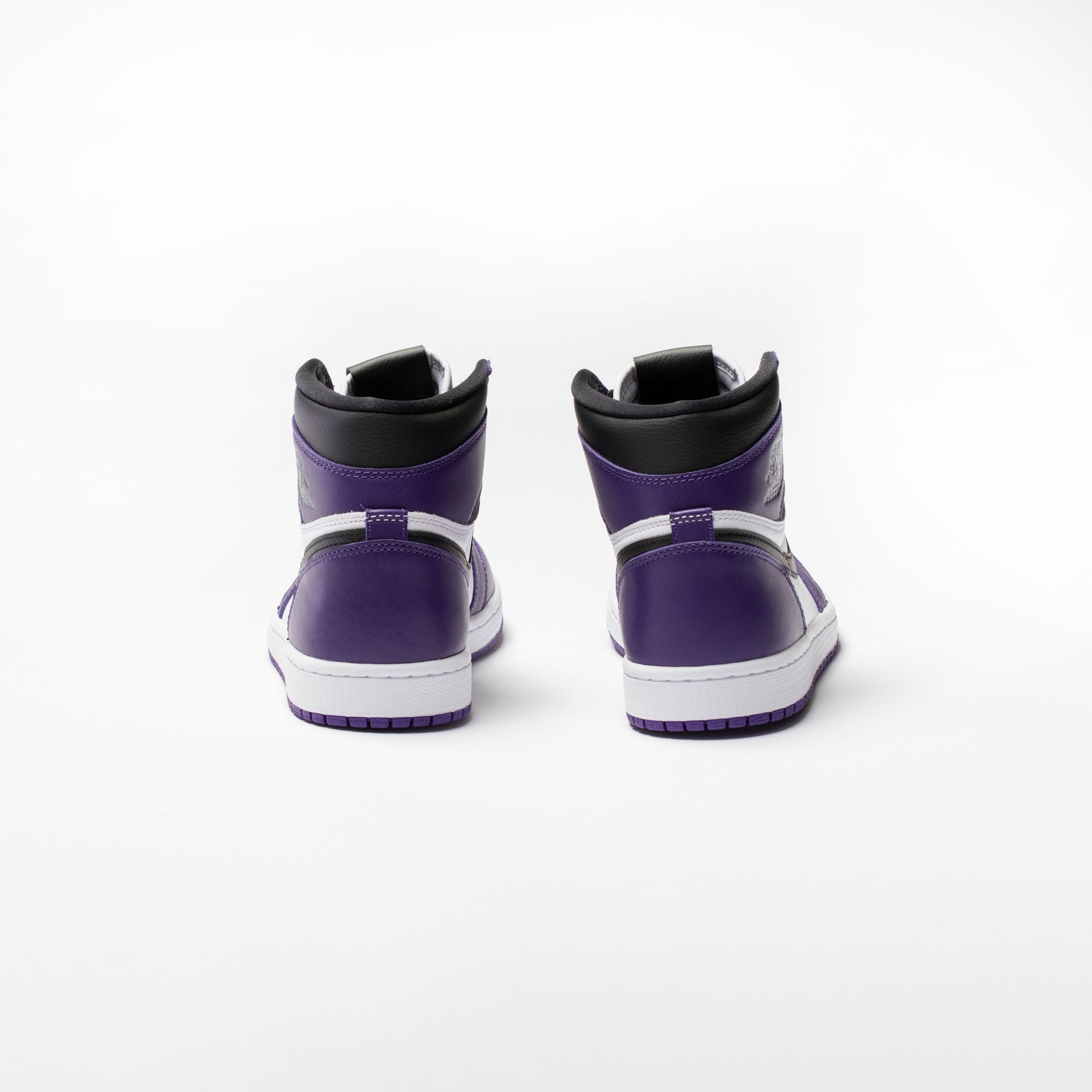 Air Jordan 1 Retro High Top OG Mens Lifestyle Shoe - White/Court Purple/Black Limit One Per Customer