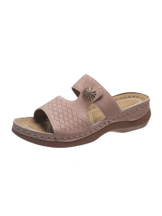 Comfortable Soft Sole Cutout Slipper Sandals