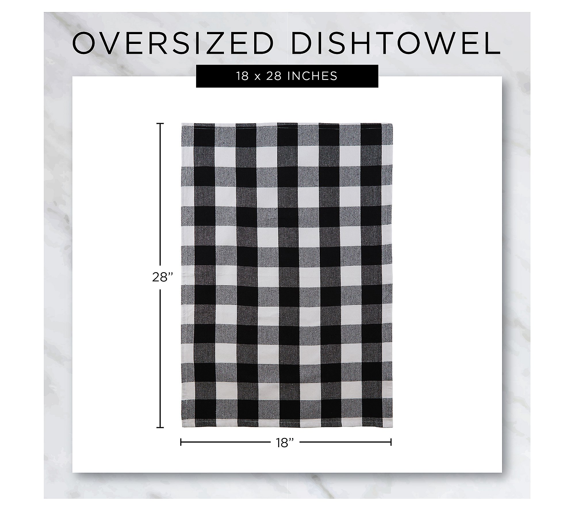 Design Imports (6) Daisy Dobby Kitchen Towel and Dishcloth Set