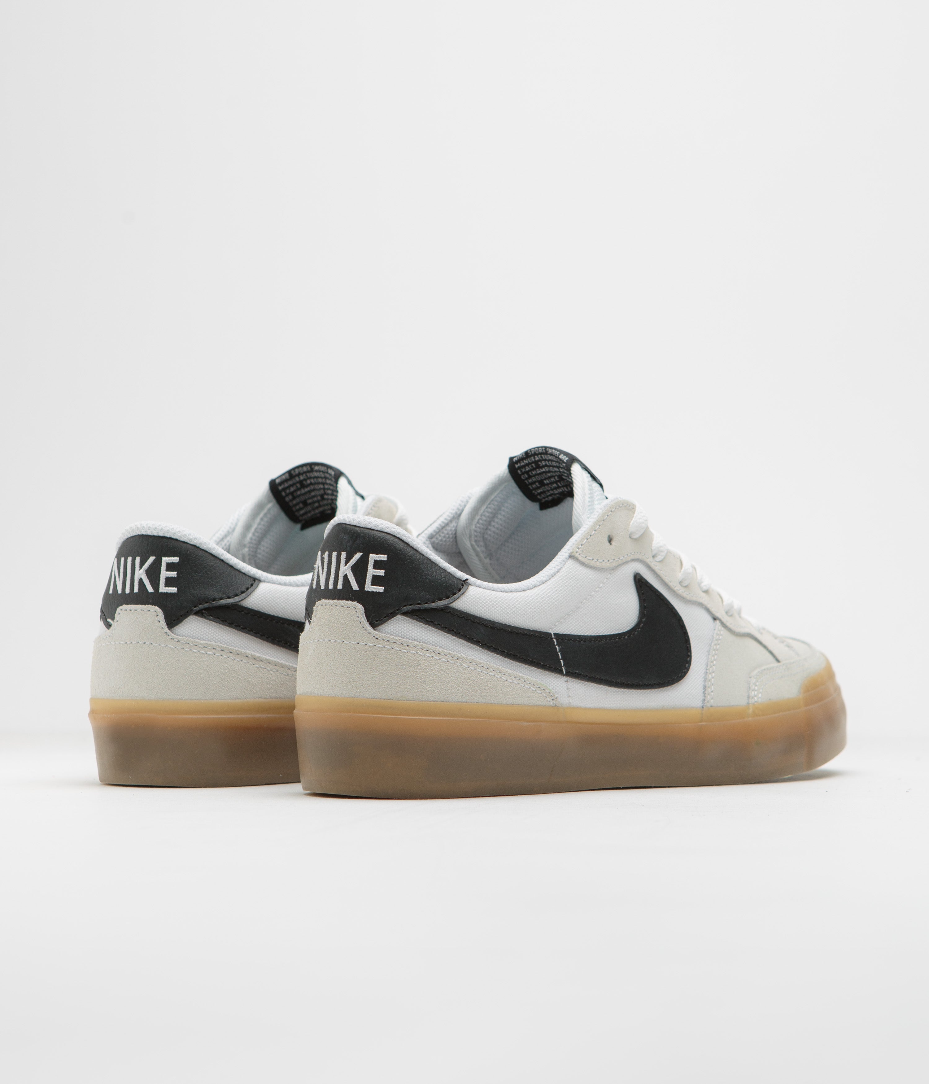 Nike SB Pogo Shoes - White / Black - White - Gum Light Brown