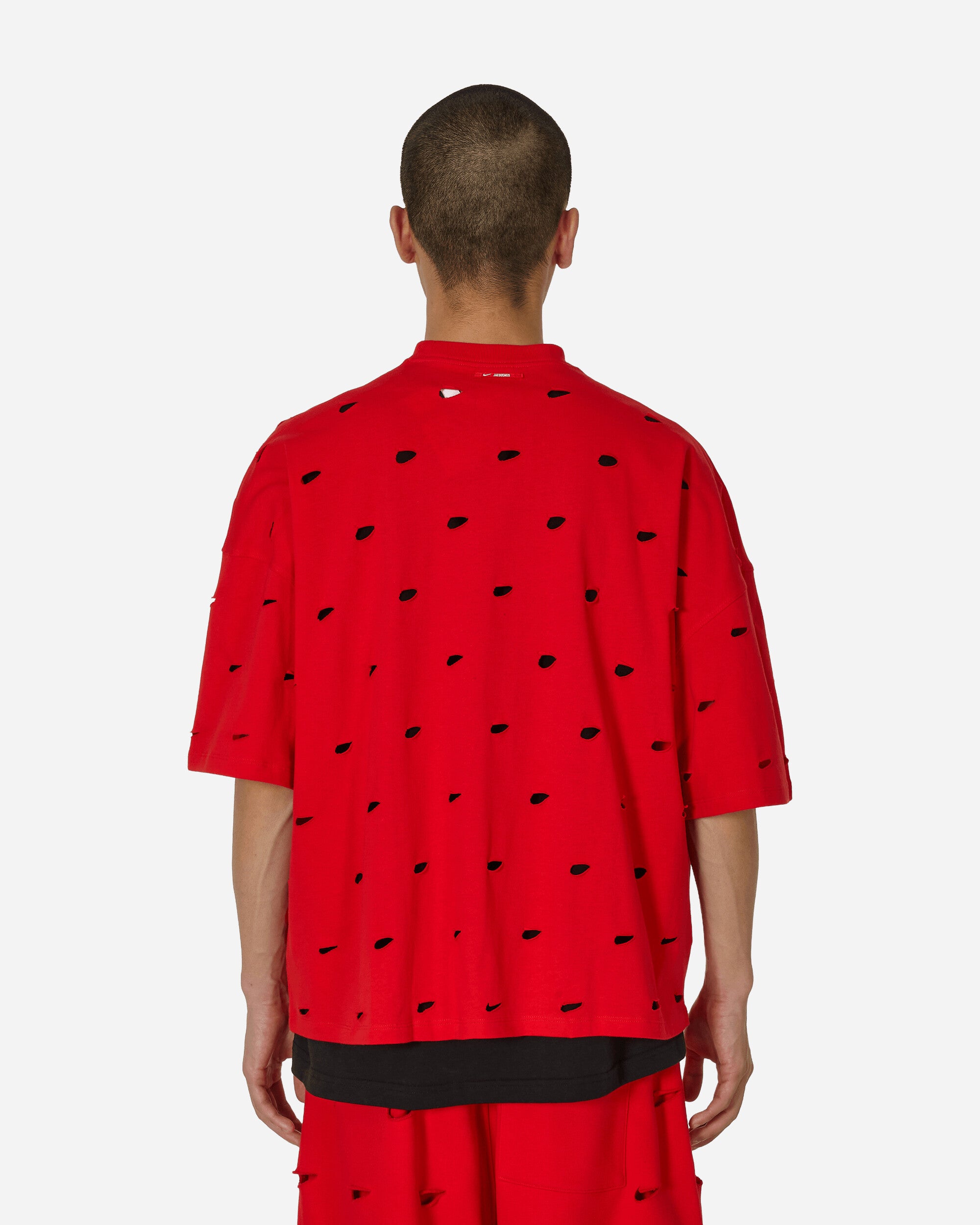 JACQUEMUS Swoosh T-Shirt University Red