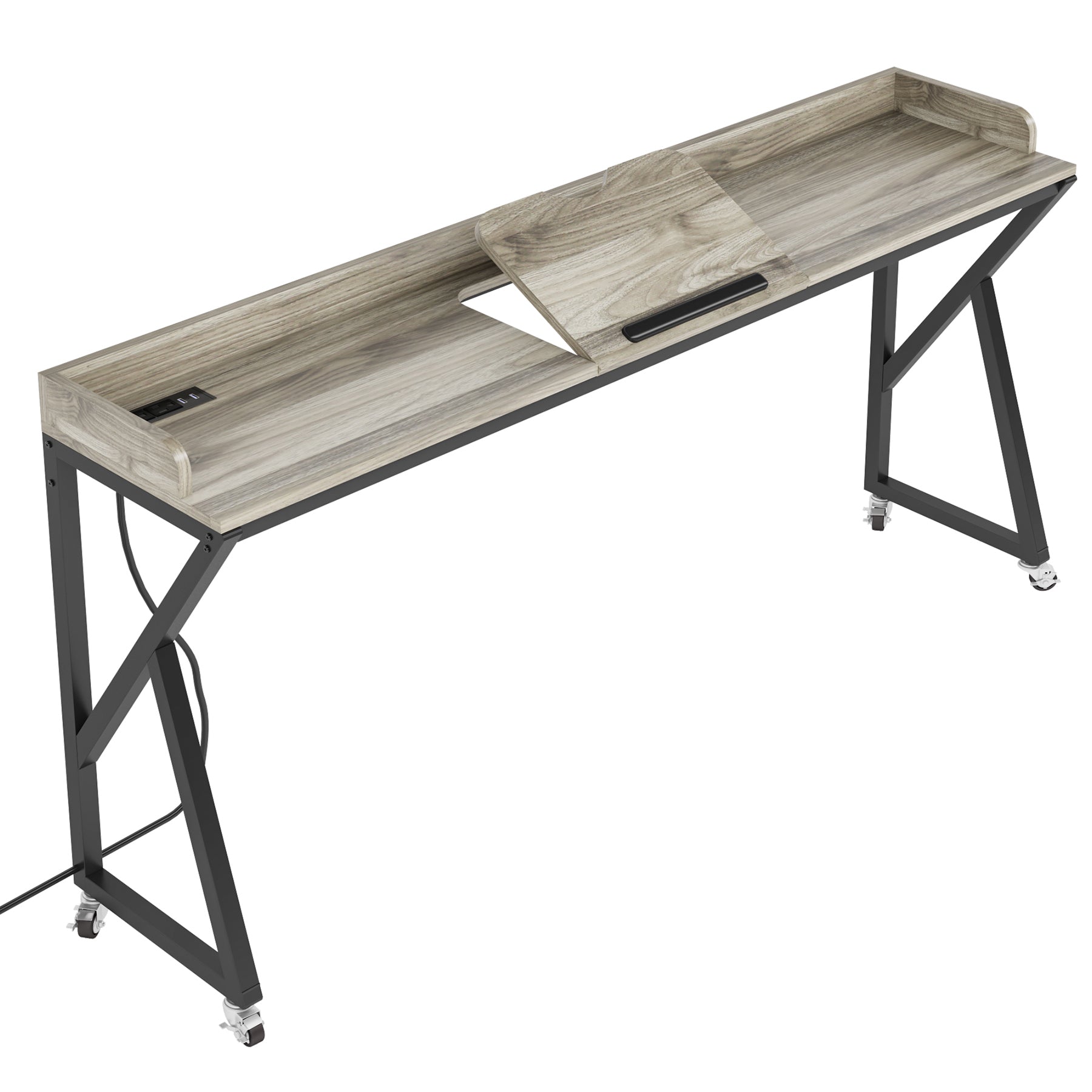 Mobile Overbed Table, 70.9