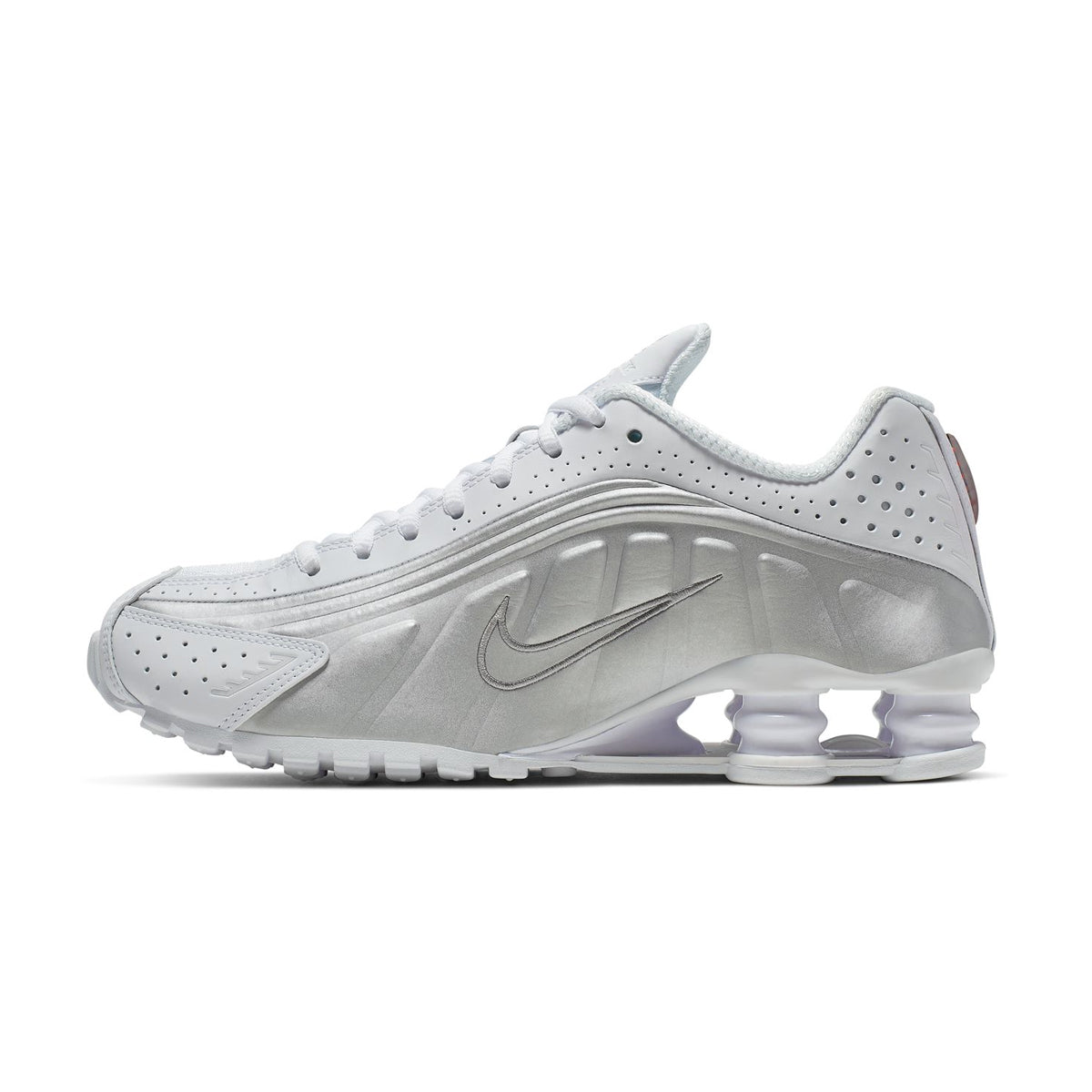 Wmns Shox R4 'White Metallic'