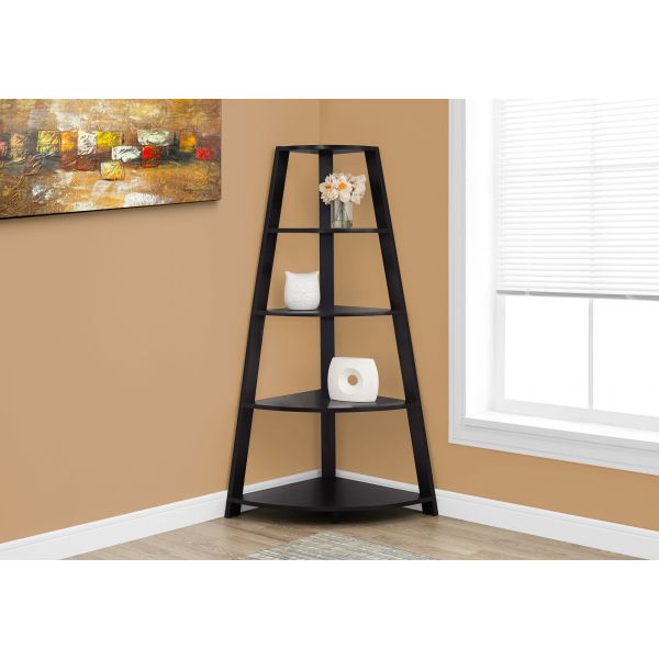 Bookshelf， Bookcase， Etagere， Corner， 4 Tier， 60