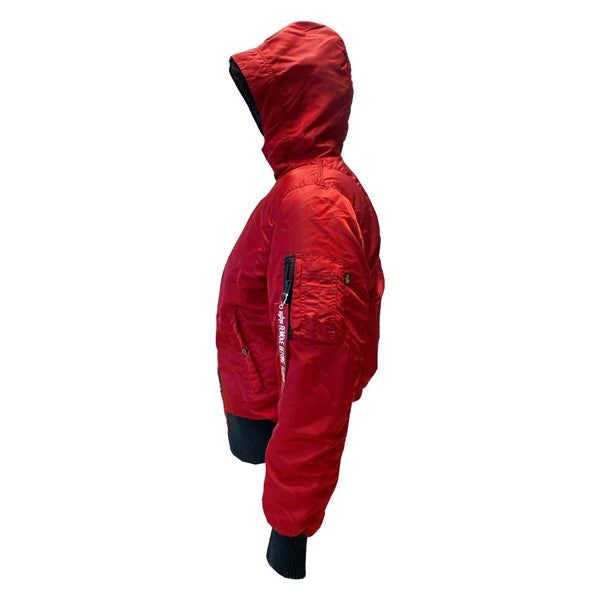 ALPHA HOODED REVERSABLE PUFF JACKET