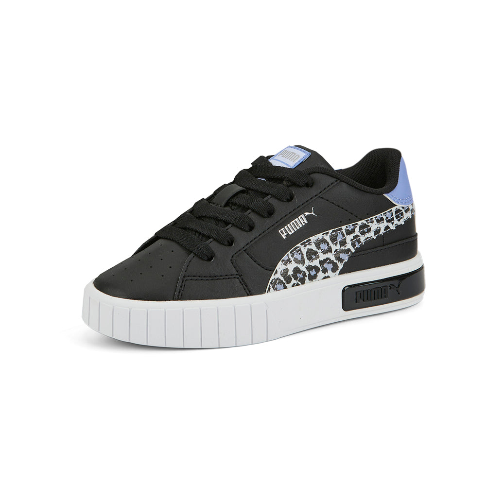 Cali Star Wild Leopard Lace Up Sneakers (Little Kid-Big Kid)