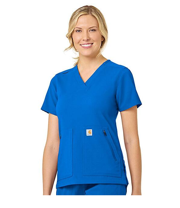 Carhartt Women's Rugged Flex® 4-Pocket V-Neck Scrub Top