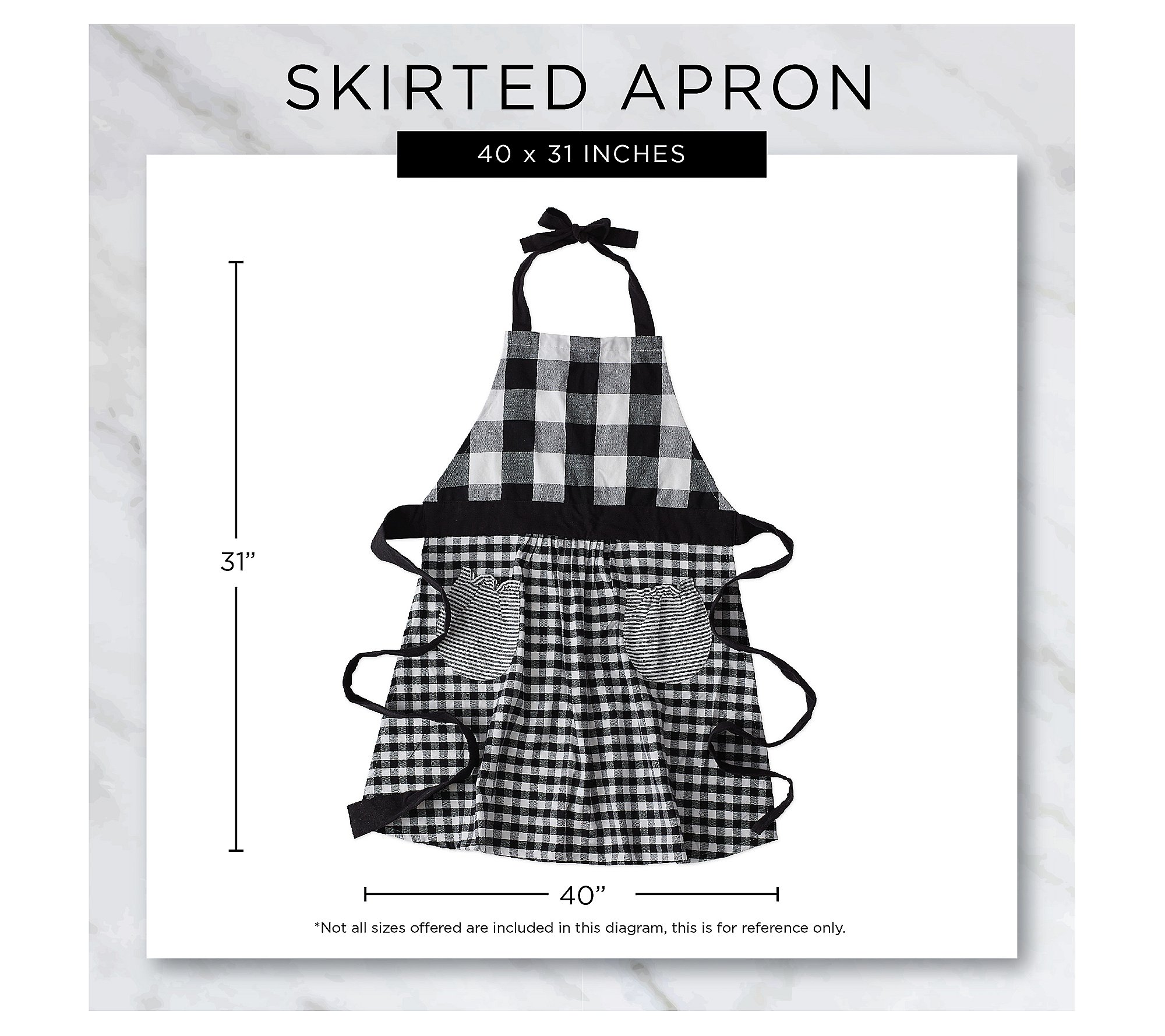 Design Imports Merry Holiday Sprigs Printed Apron