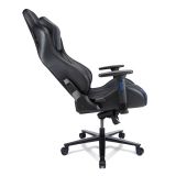 RS Gaming Davanti Faux Leather High-Back Gaming Chair， Black/Blue， BIFMA Certified