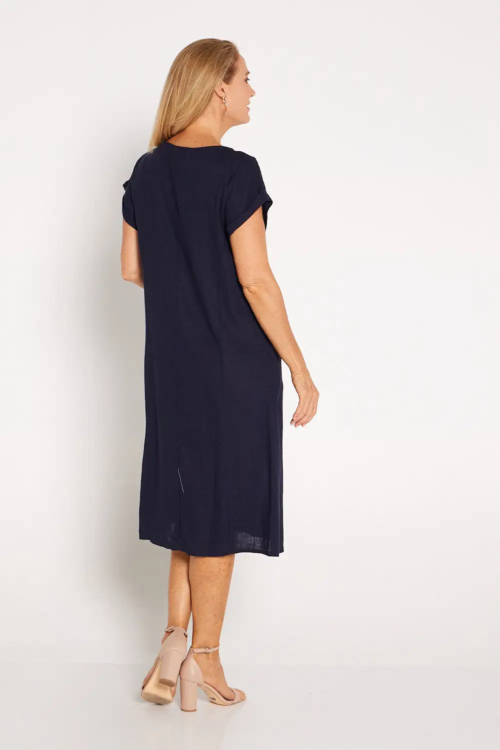 Monroe Dress - Navy