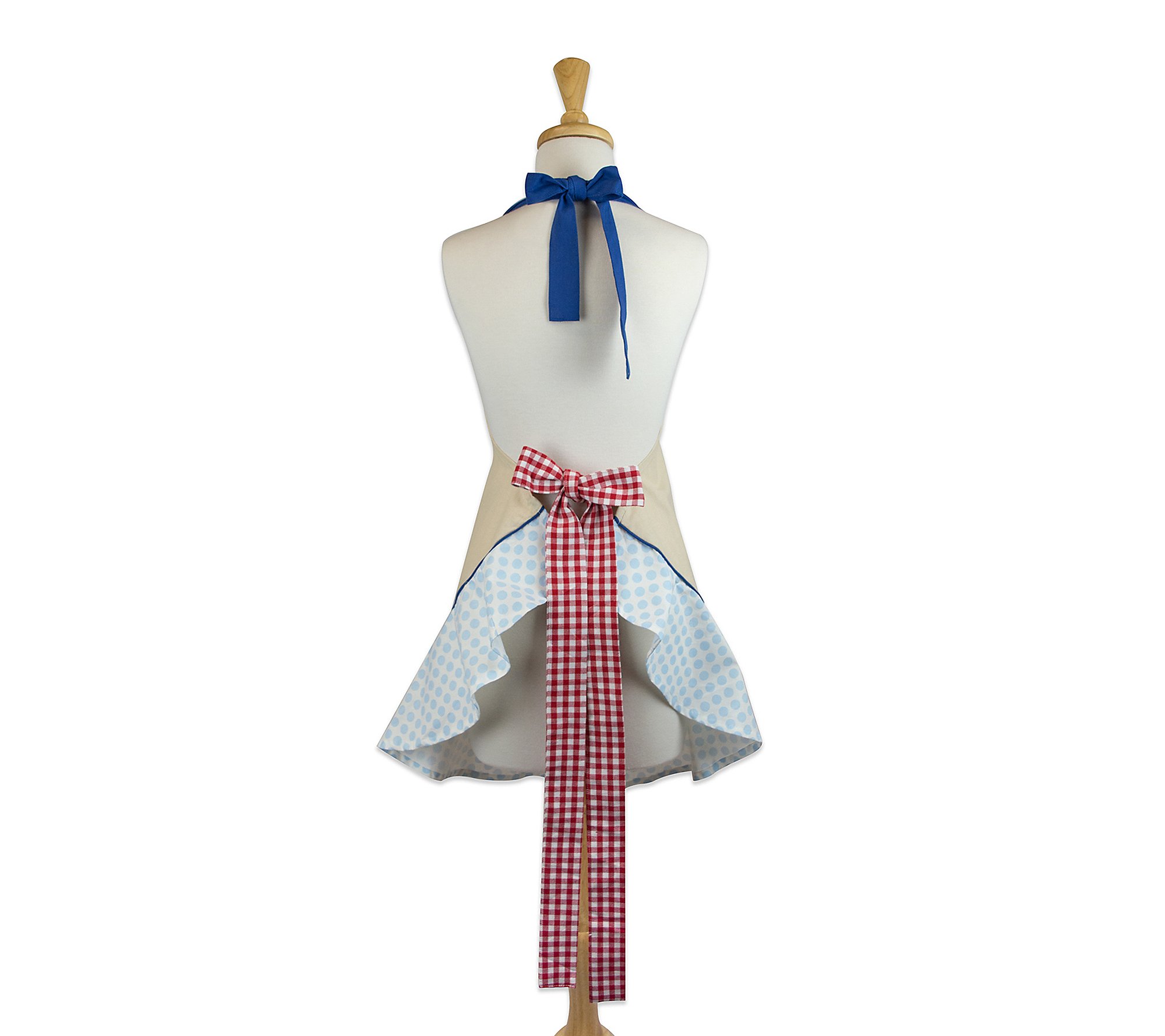 Design Imports Red Rooster Ruffle Apron