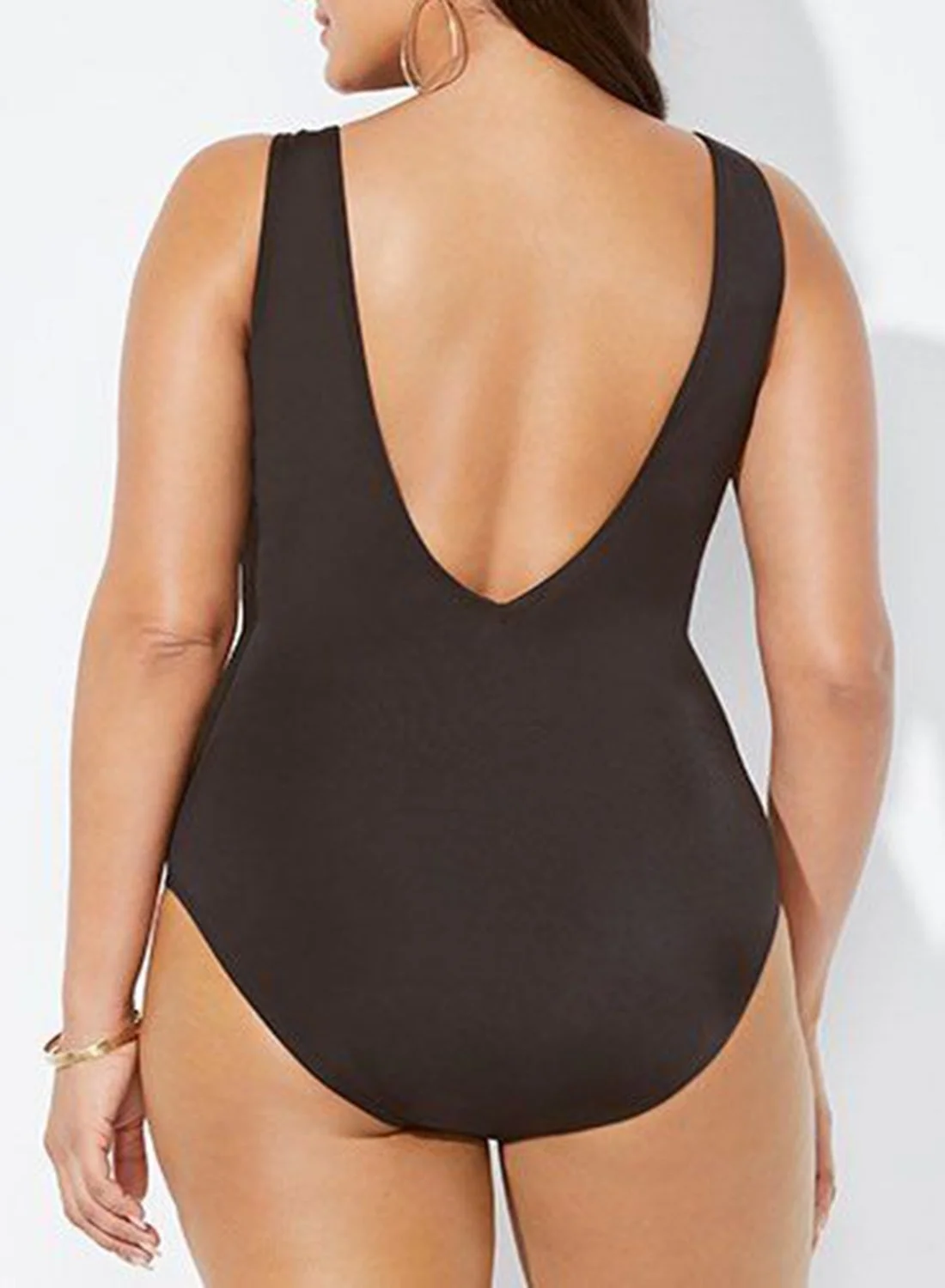 VERGE PLUNGE SURPLICE ONE PIECE SWIMSUIT