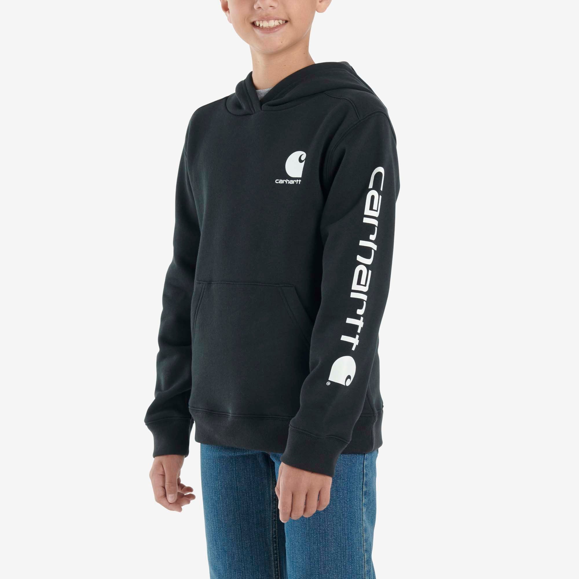 Carhartt Kid's Long Sleeve Graphic Hooded Sweatshirt