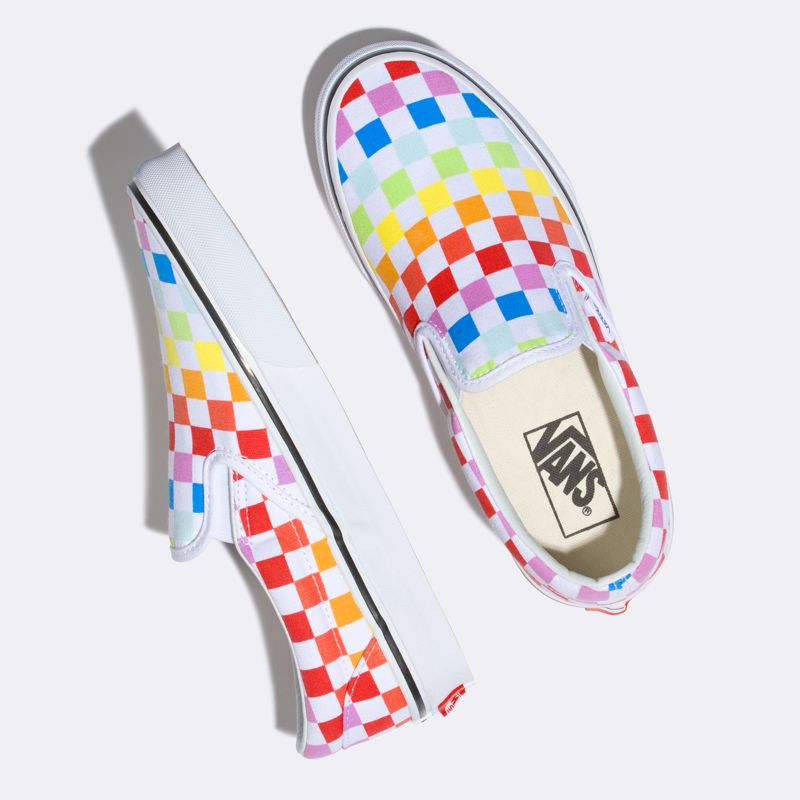 Kids Checkerboard Slip-On