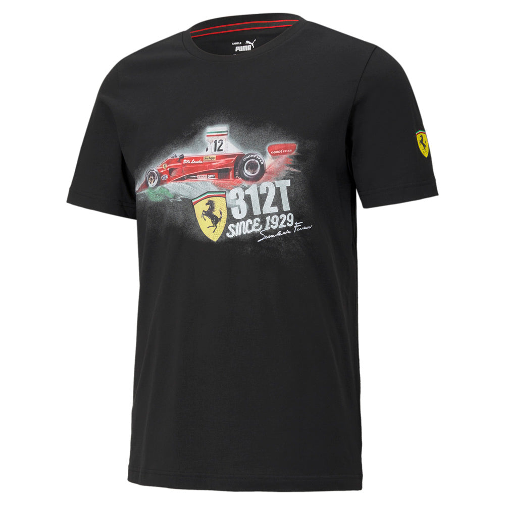 Ferrari Race Graphic Crew Neck Short Sleeve T-Shirt