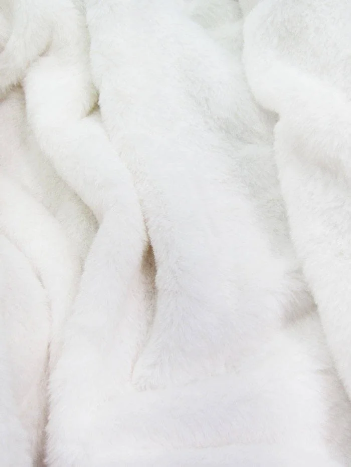 Short denim jacket with fur C