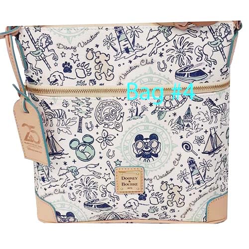 Disney Dooney and Bourke Crossbody Bag - Disney Vacation Club Sketch SPECIFIC