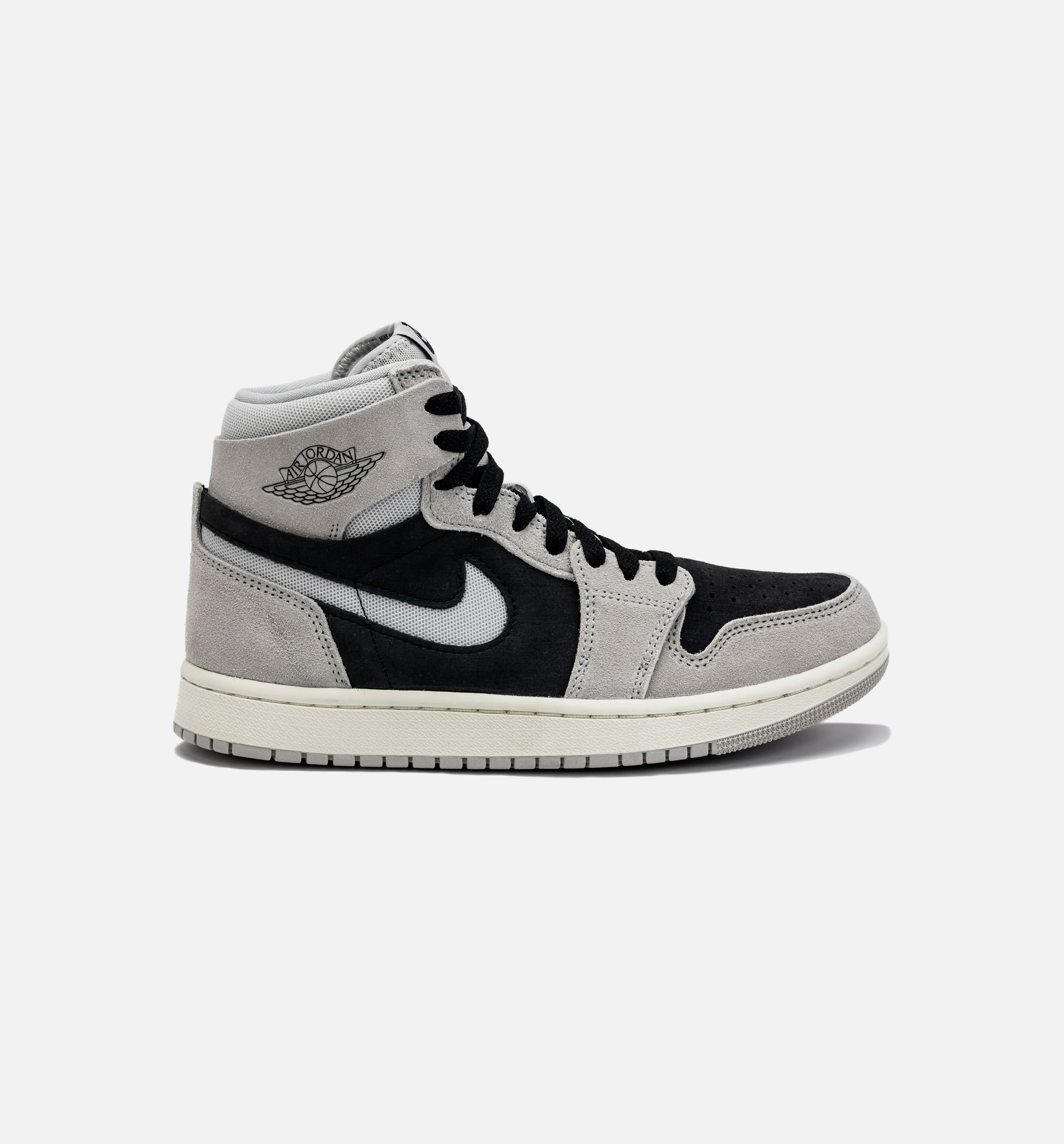 Air Jordan 1 High Zoom CMFT 2 Light Iron Ore Womens Lifestyle Shoe - Black/Grey