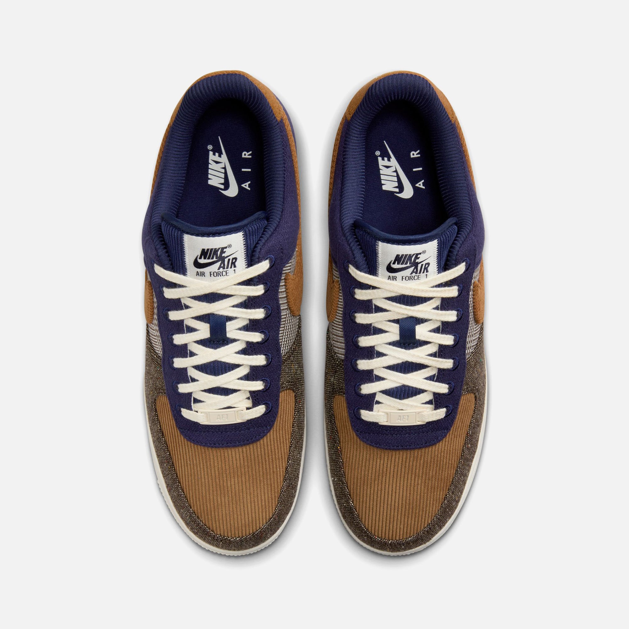 Nike Air Force 1 `07 PRM - Midnight Navy / Ale Brown / Pale Ivory