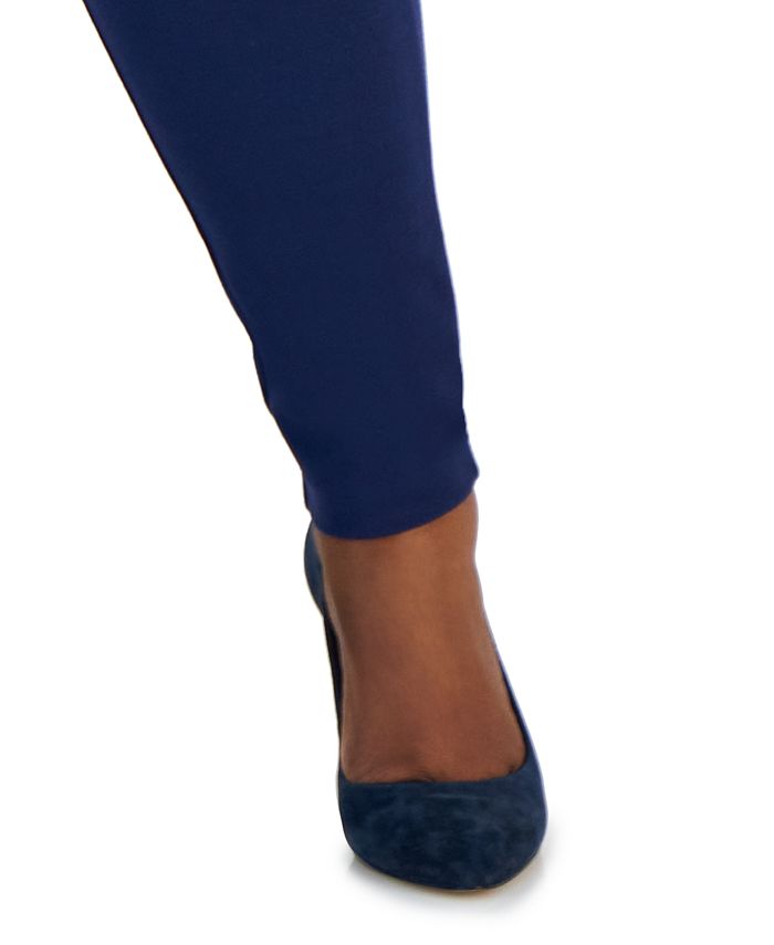 Plus Size Skinny Pull-On Ponte Pants， Created for Macy's