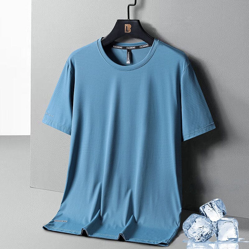 Ice Silk Round Neck T-Shirt