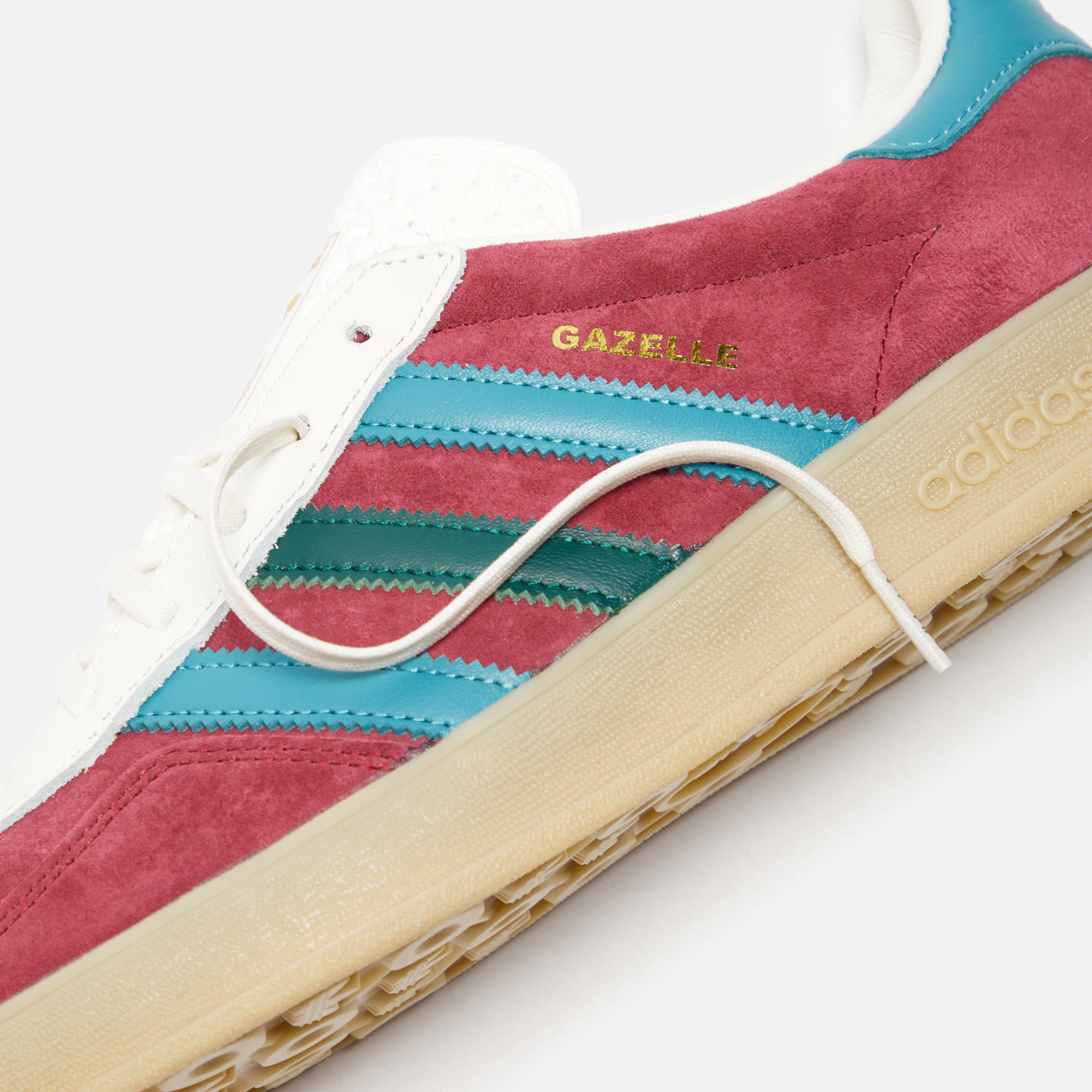 adidas Gazelle Indoor - Collegiate Burgundy / Arctic Fusion / Collegiate Green