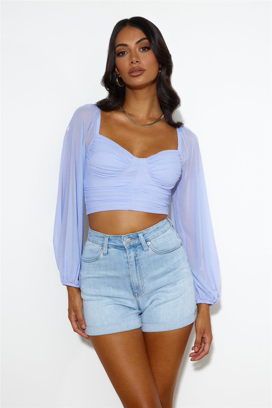 Style Mode Crop Top Lilac