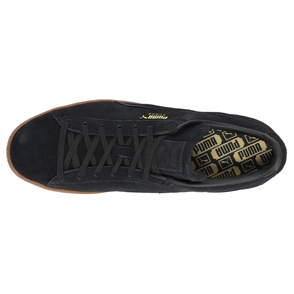 Suede Gum Lace Up Sneakers