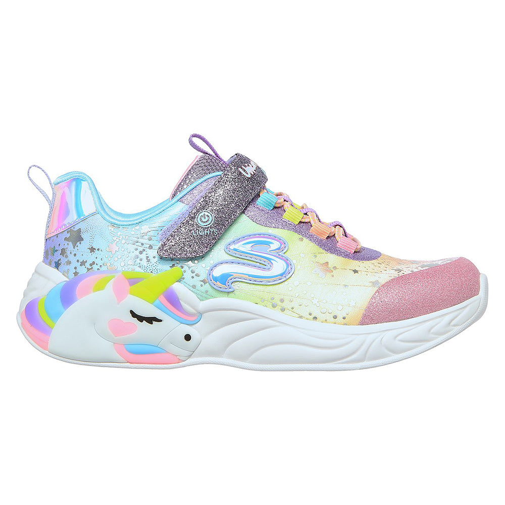 Skechers Girls S-Lights Unicorn Dreams Shoes - 302311L-PRMT