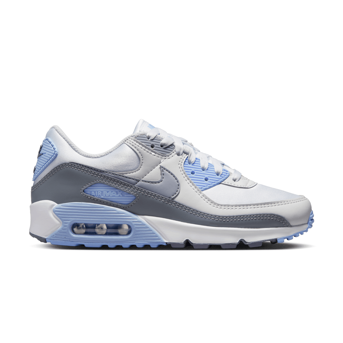 Wmns Air Max 90 'Grey Light Blue'