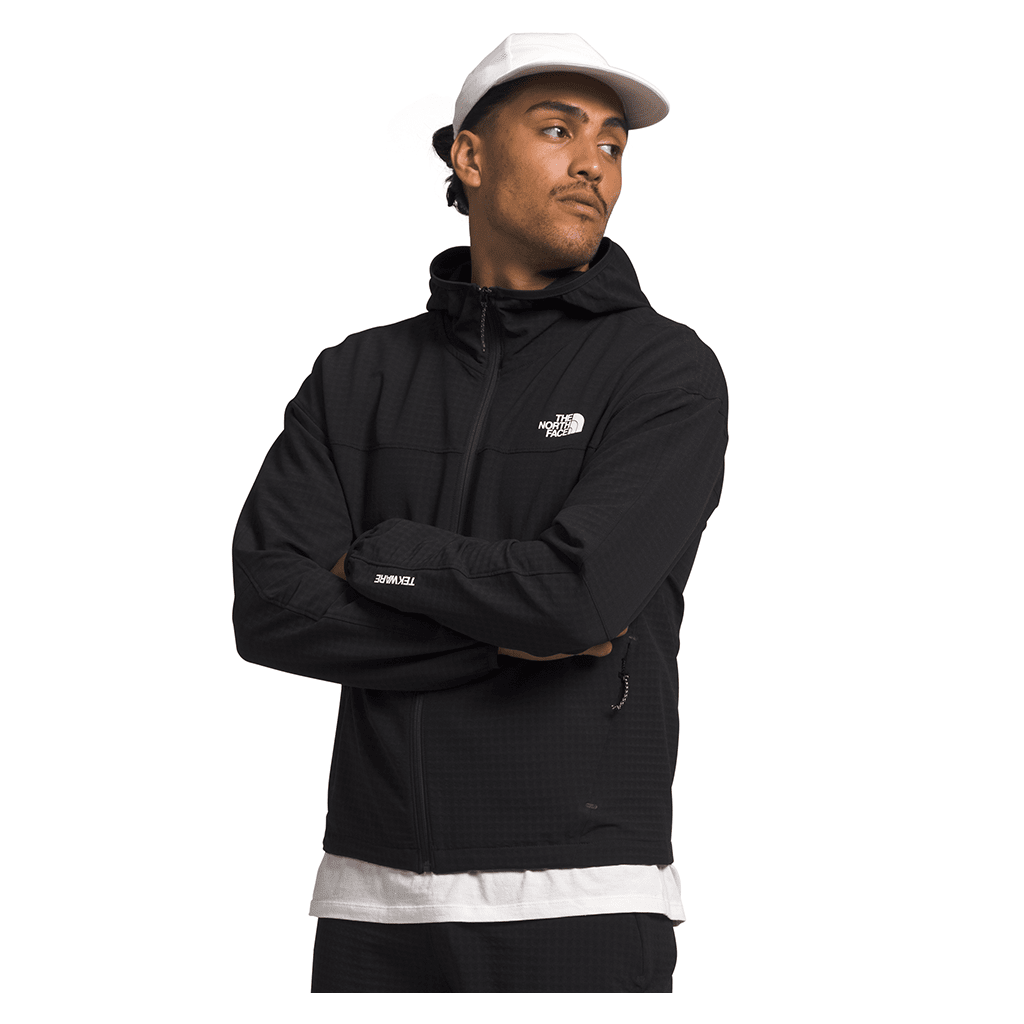 Tekware™ grid hoodie - TNF black