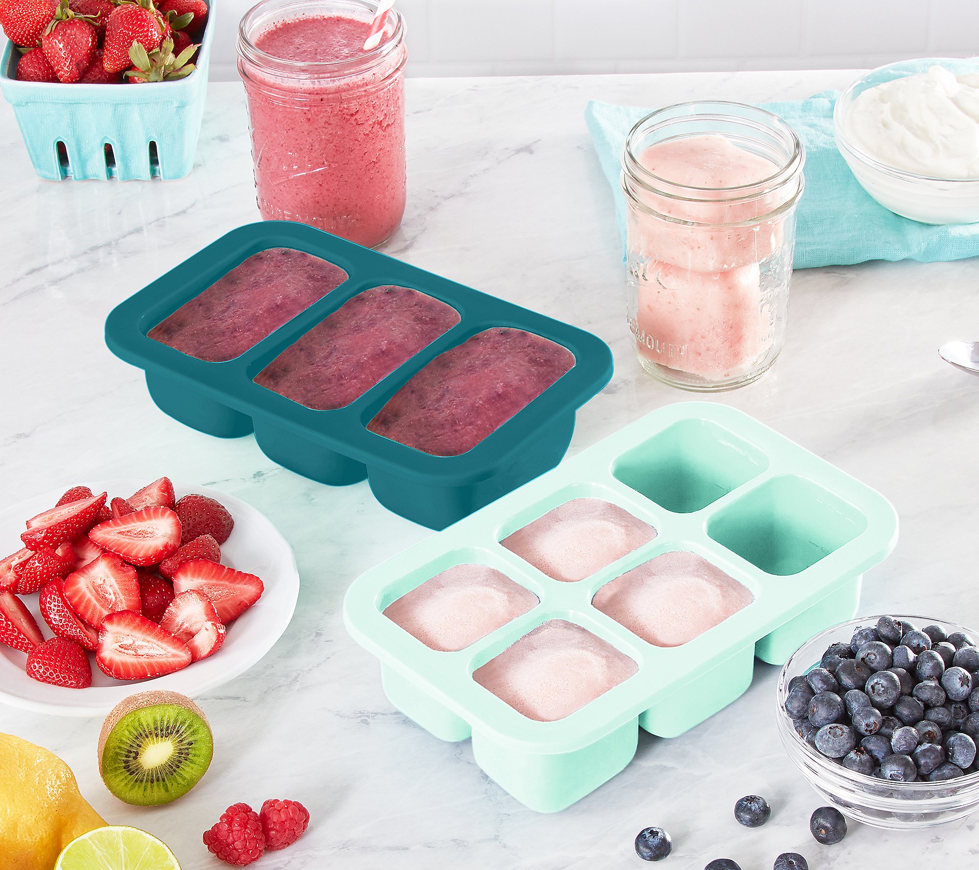 Dash Silicone Perfect Portion Freezer Tray Set