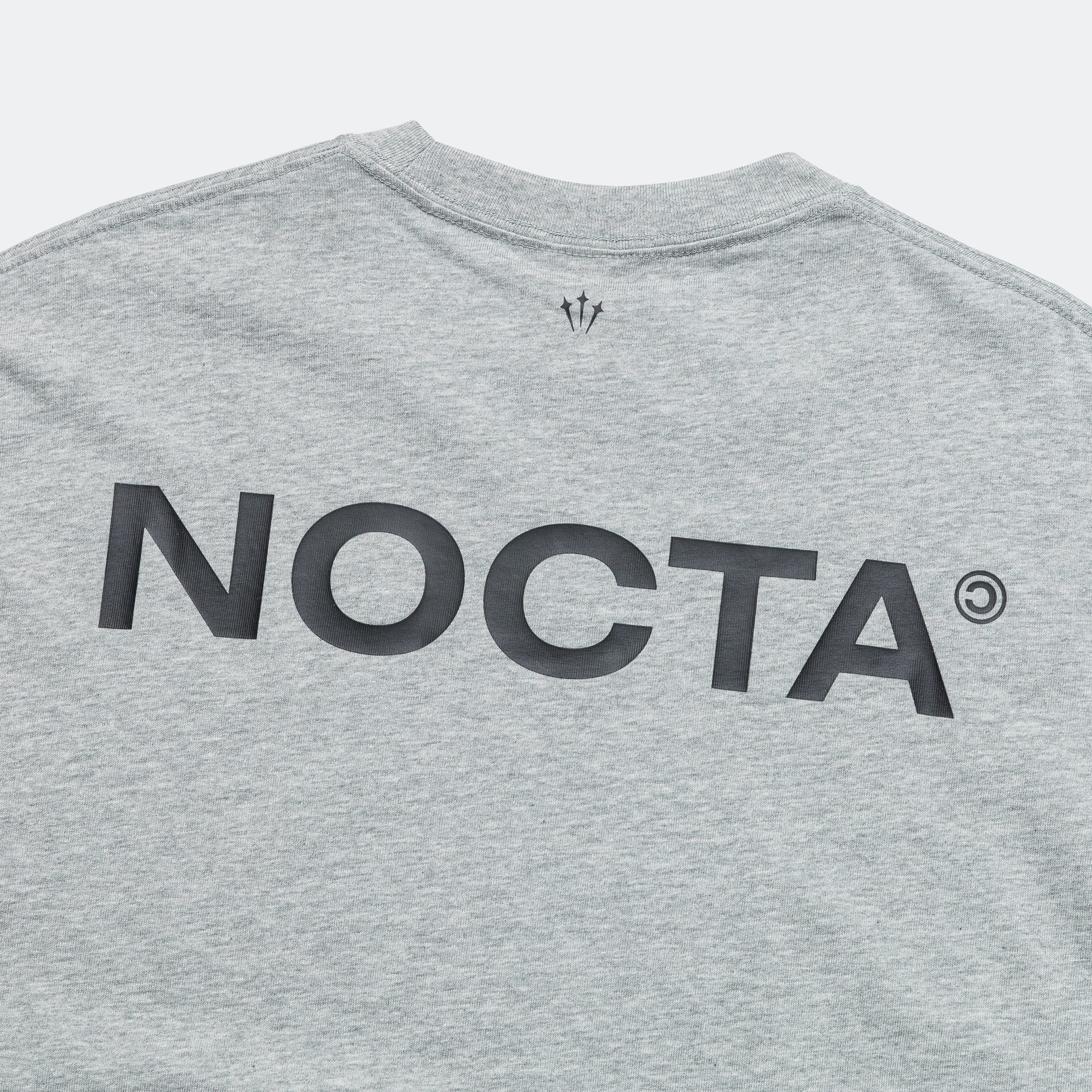 NOCTA SS Tee - Dk Grey Heather/Black