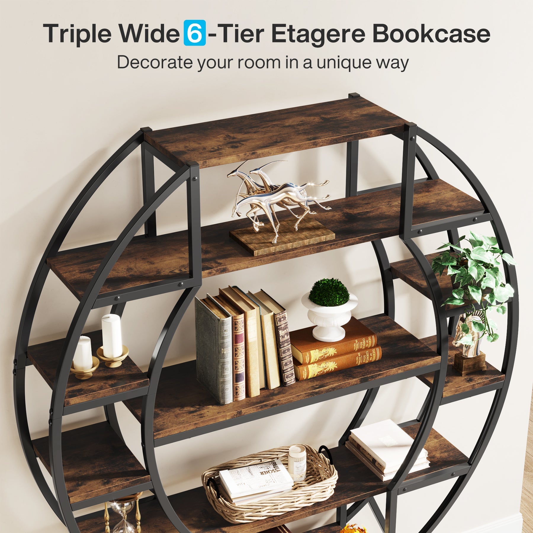 6-Tier Bookshelf, 69