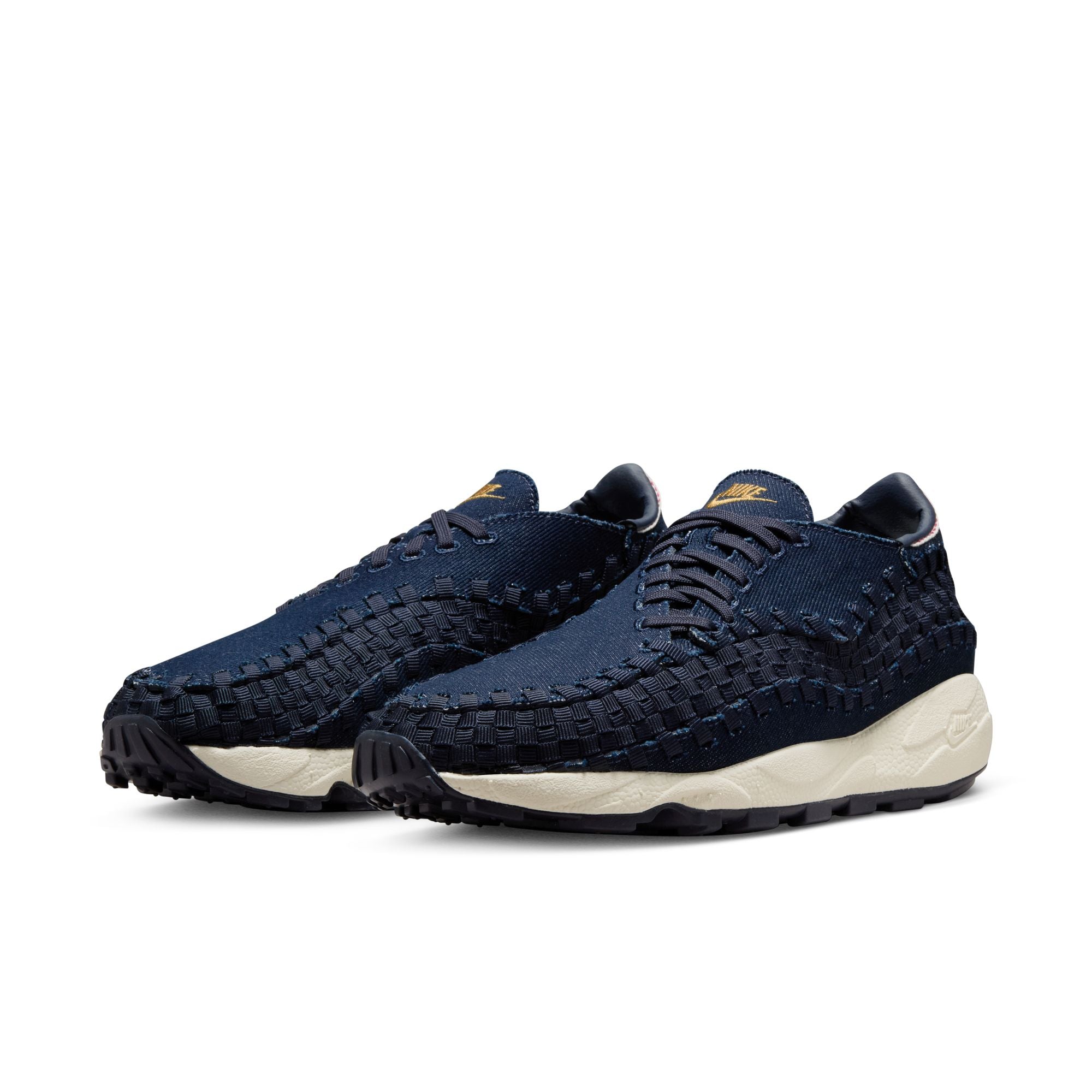 Nike Air Footscape Woven Denim Wheat Gold Obsidian Coconut Milk HF1759-400