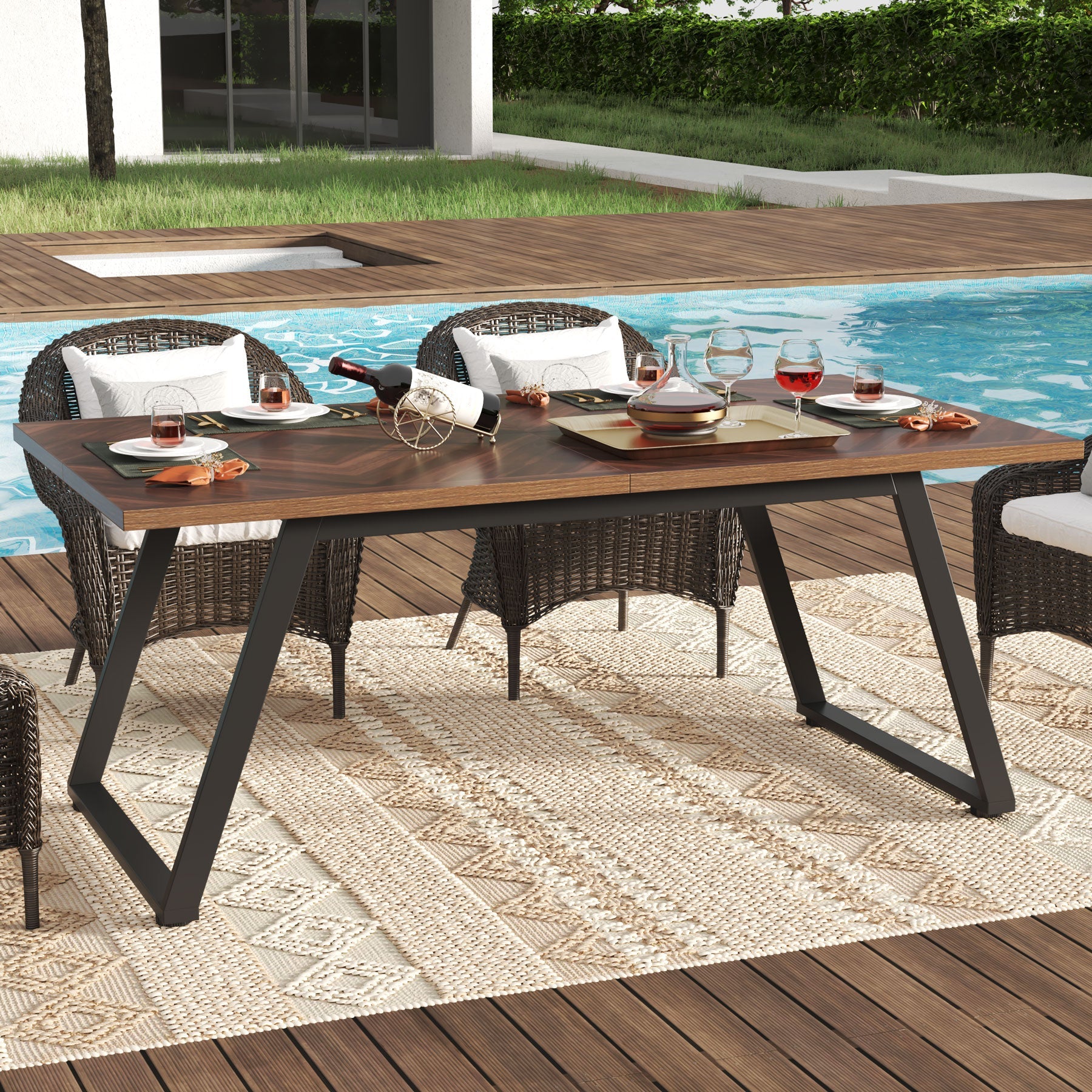 Rectangle Dining Table, 63