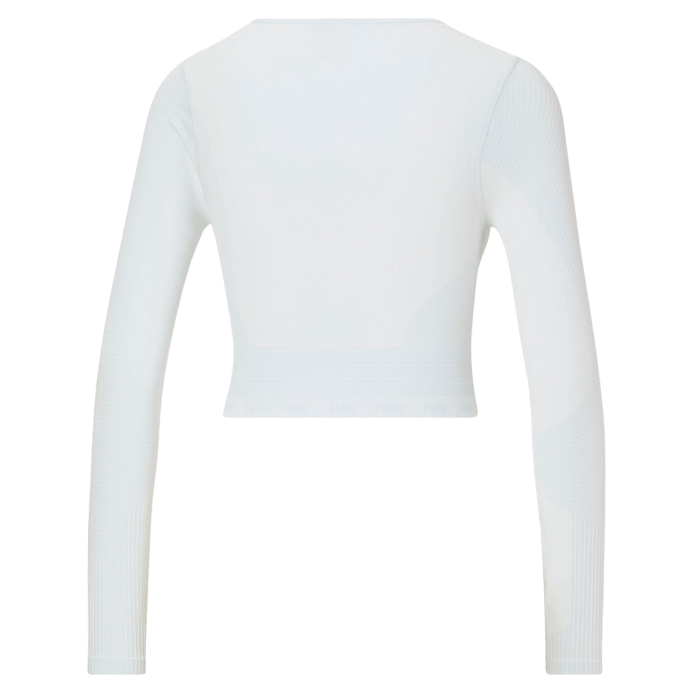 Formknit Seamless Training Crop Top Long Sleeve Athletic T-Shirt