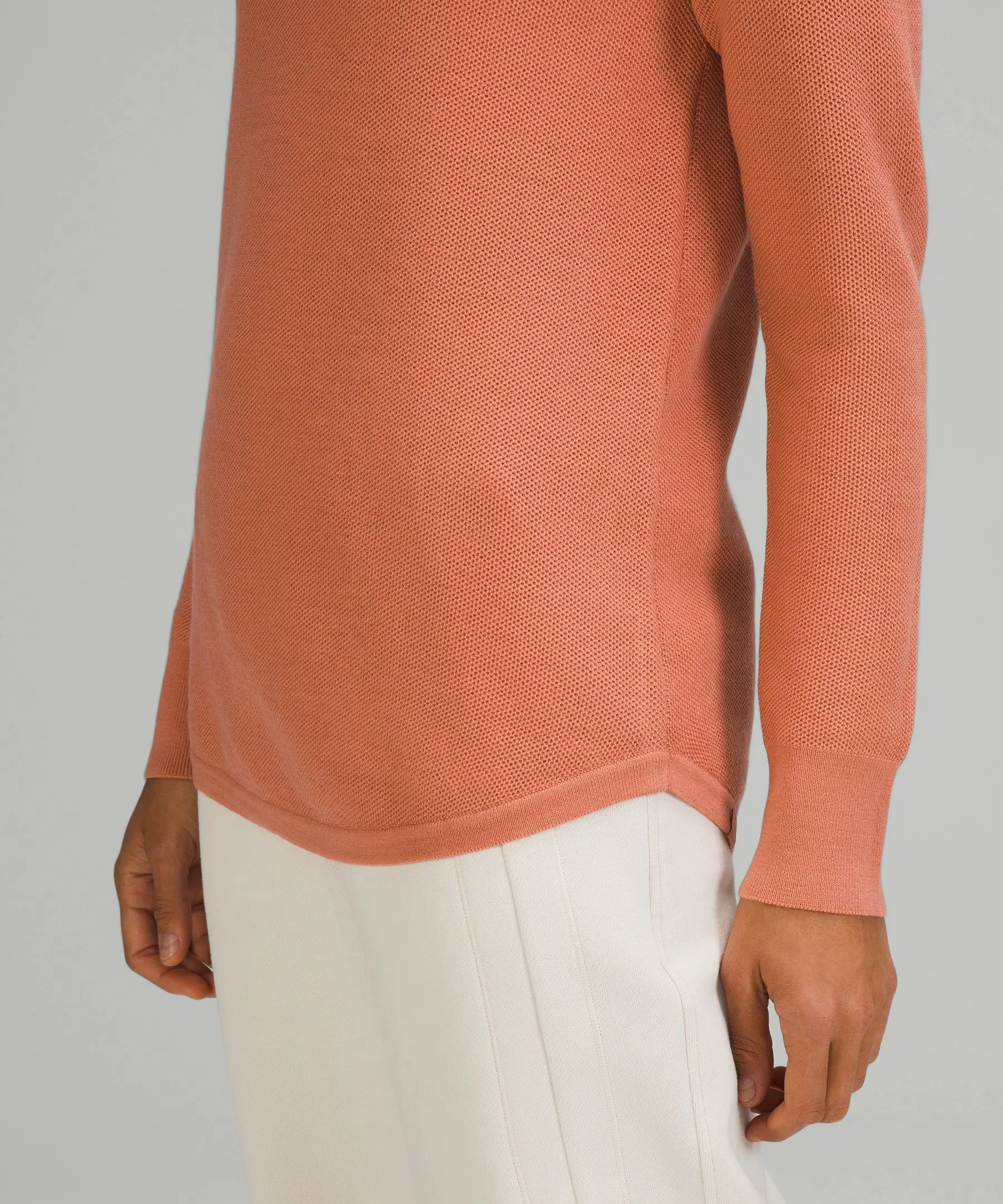 Merino Wool Honeycomb Sweater Online Only