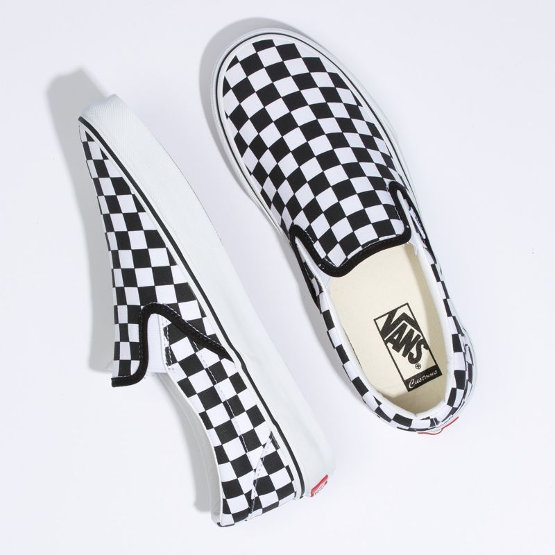 Customs Checkerboard Slip-On Wide