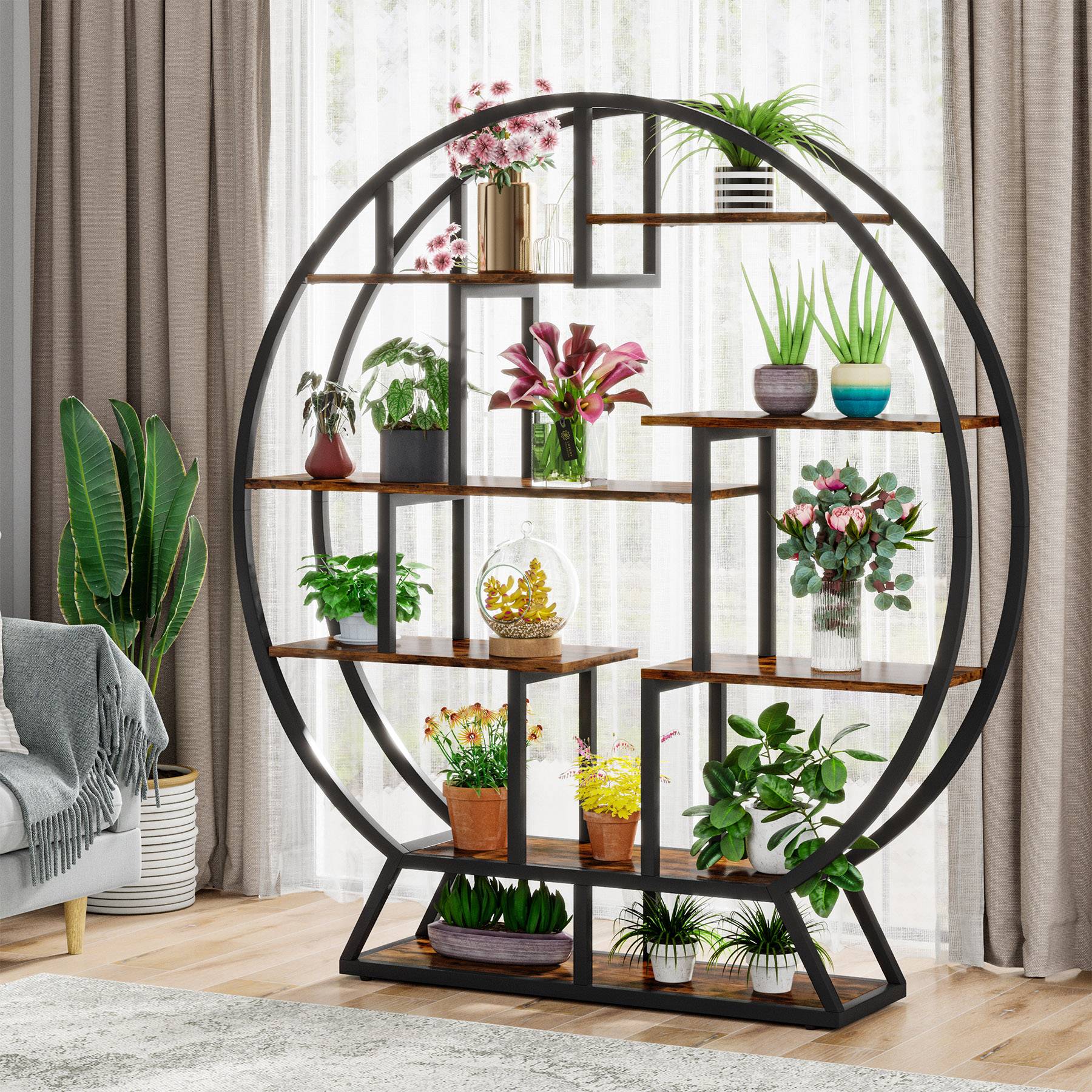 Round Plant Stand, 63