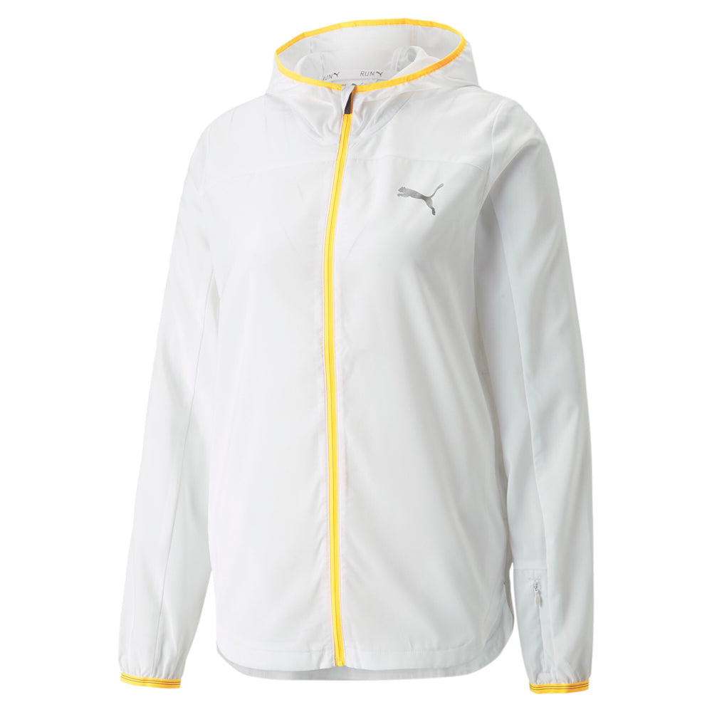 Woven Hooded Full Zip Running Jacket