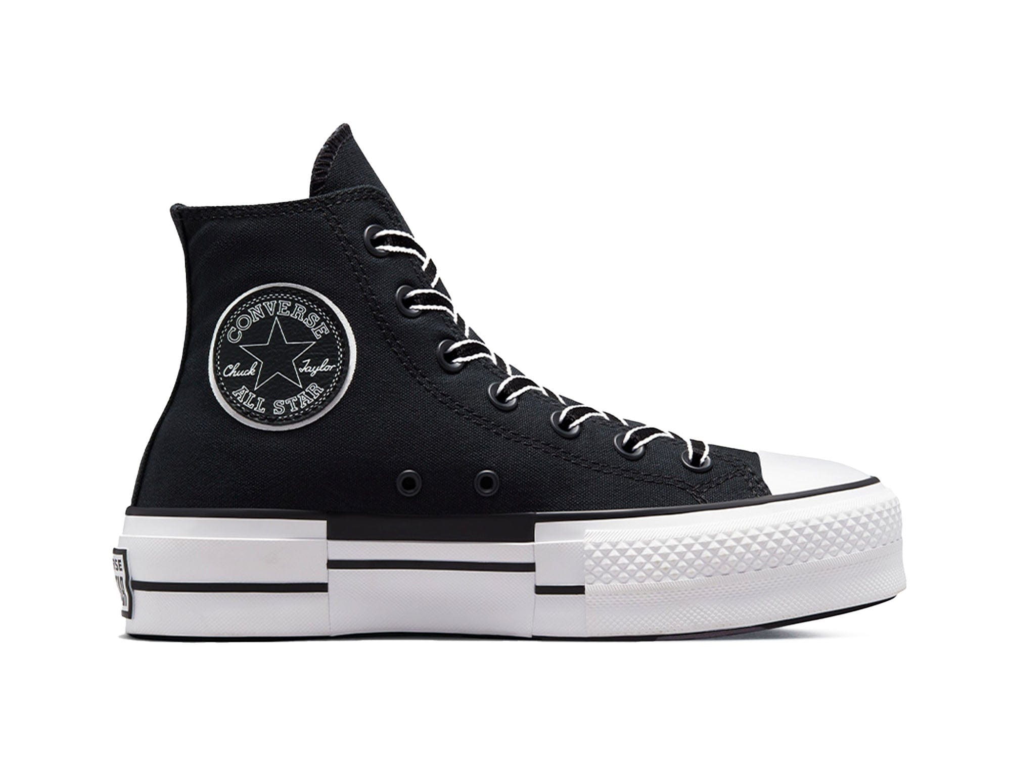 Converse Chuck Taylor Lift Plataforma Womens Negro