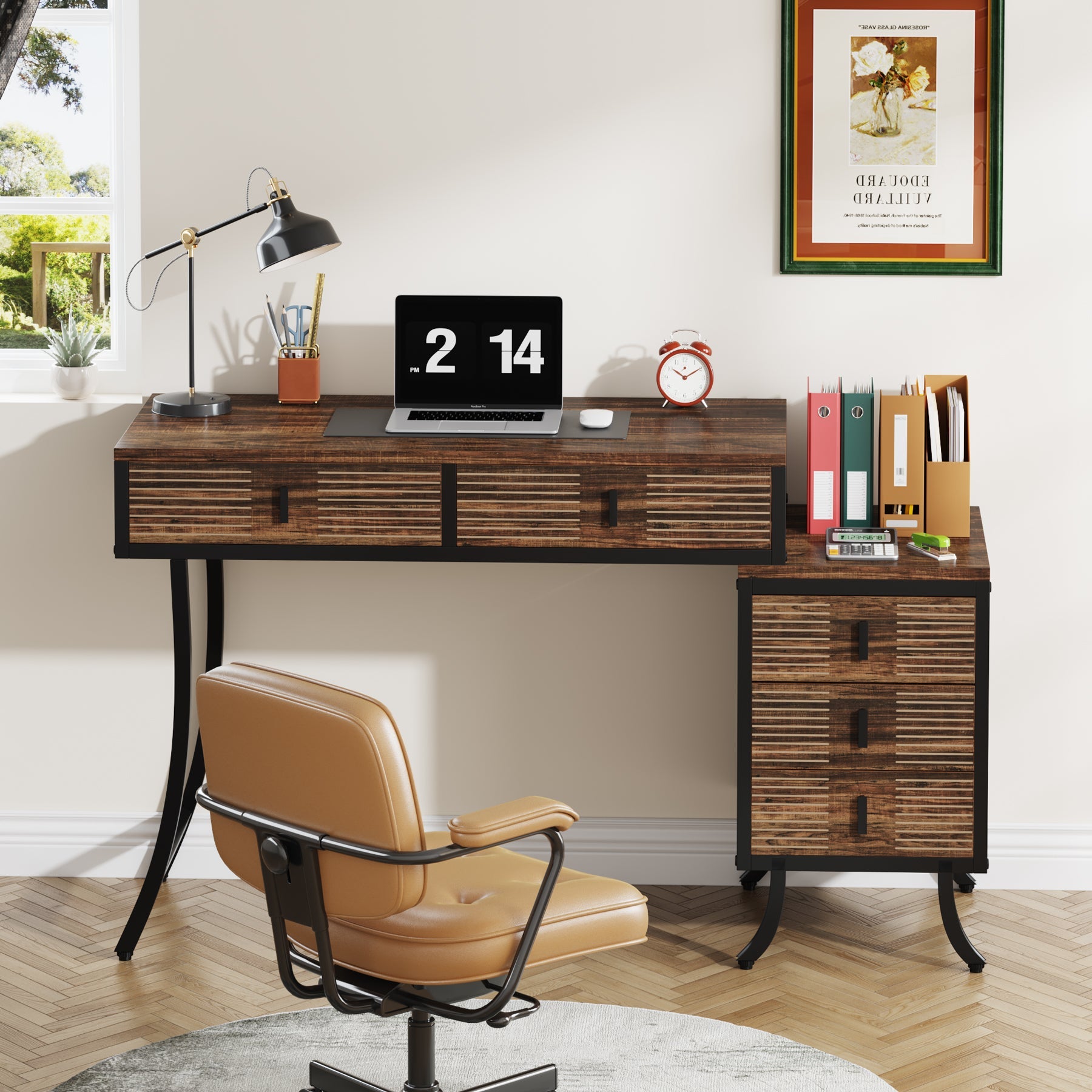 Wood Computer Desk, 55