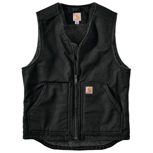 Carhartt Men's Washed Duck Sherpa Lined Vest