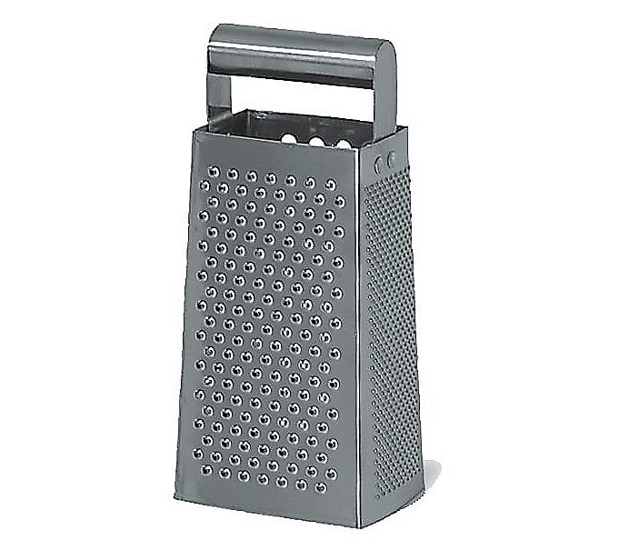 Browne USA Stainless Steel Boxed Cheese Grater