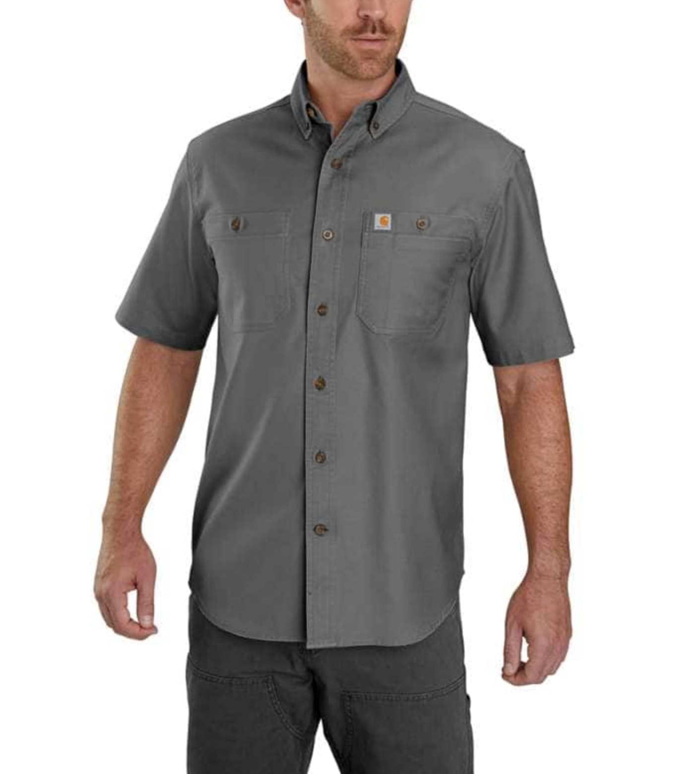 Carhartt Men's Rugged Flex® Relaxed Fit Midweight Canvas Work Shirt