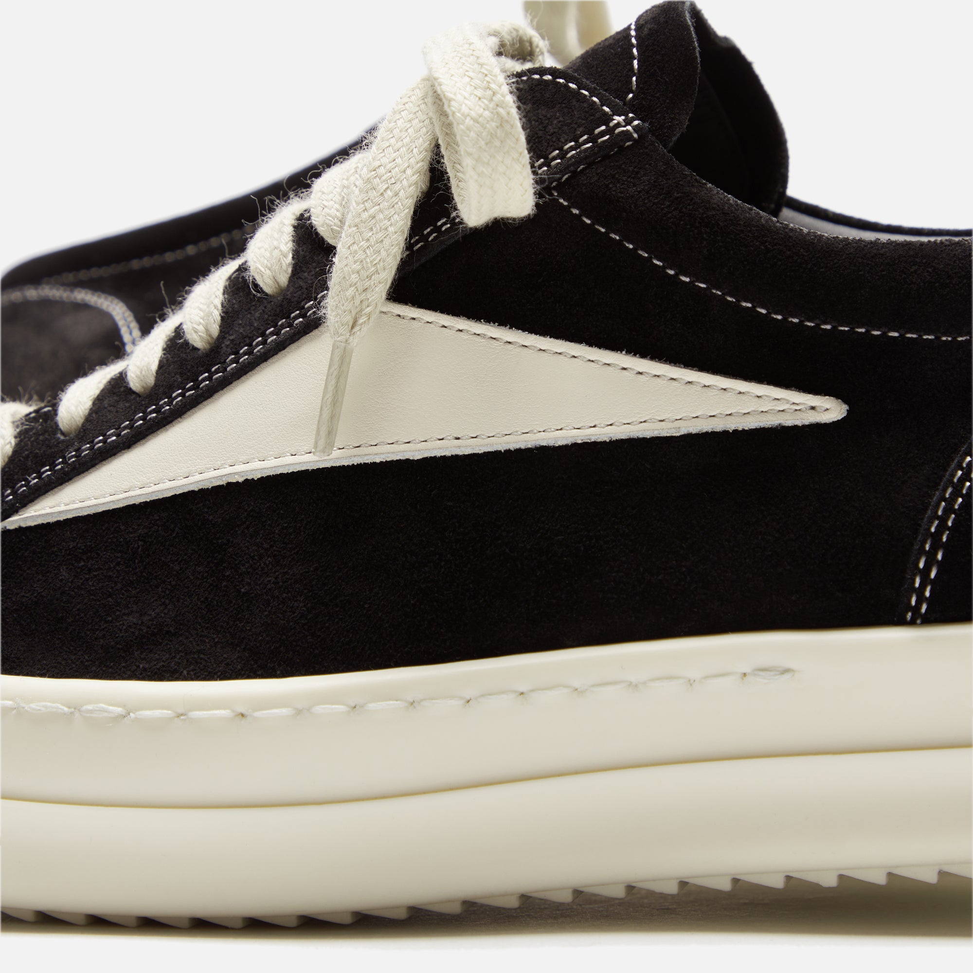 Rick Owens WMNS Vintage Sneakers  - Black / Milk / Milk