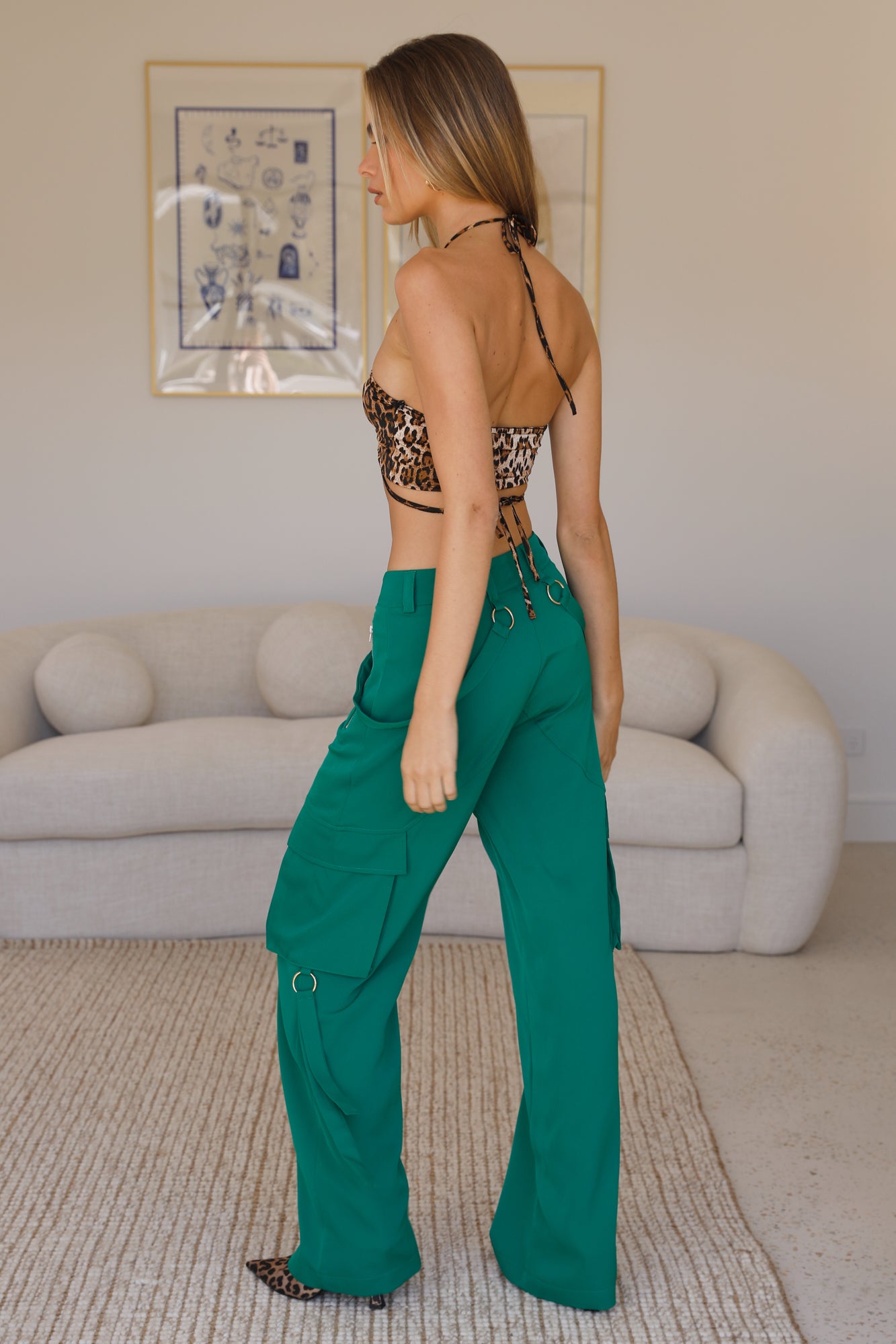 Hayley Cargo Pants Green